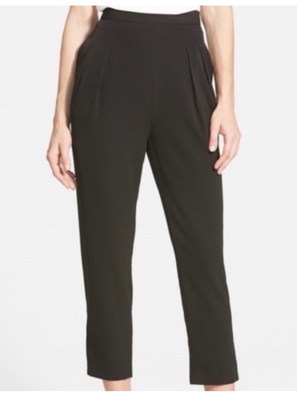 KEEPSAKE the Label Black Cropped Pull-On Trousers